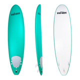 Prancha De Surf Soft 7'2 Funboard + Deck + Quilhas + Leash