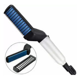 Prancha E Modelador Alisamento Cabelo Barba Escova Bivolt
