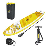 Prancha Stand Up Inflável Aqua Cruise Remo Bomba Ar Bestway