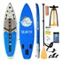 Prancha Stand Up Inflável De Alta Performance Barcos Lanchas Iates Prancha Surf Stand Inflável Seavix Cor Azul Ideal Para Águas Calmas Mar Praias Rios Diversão E Qualidade Material Seguro E Resistente