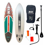 Prancha Stand Up Paddle Inflável Completo 305x76x15cm