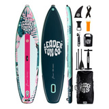 Prancha Standup Paddle Inflável Leader Balystic 10 6 Pés Cor Azul claro