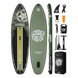 Prancha Standup Paddle Inflável Leader Balystic 10 6 Pés Cor Verde escuro