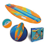 Prancha Surf Inflável Flutuante Piscina Mar Alças Resistente