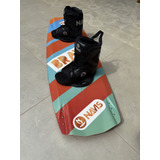 Prancha Wakeboard Navis 136 Botas Seminovos