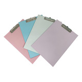 Prancheta Colorida Mdf A4 Oficio Corm Prendedor Eficiente Cor Verde 4067