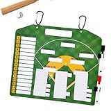 Prancheta Magnética De Beisebol Quadro De Alinhamento De Treinadores De Dupla Face Com 30 Cartas De Alinhamento Quadro Branco De Treinadores De Softbol Apagável A Seco Com Marcador Placa