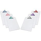 Prancheta MDF Branco A4 23 Cm X 33 Cm Com Prendedor Metálico Color 6 Unidades Acrimet Prendedor Sortido
