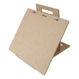 Prancheta Portátil Articulada Mdf Natural 6mm Trident