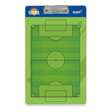 Prancheta Tatica Futebol Stalo C Caneta E Apagador 23x37cm