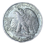 Prata half Dollar 1943