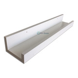 Prateleira Decorativa Porta Temperos Suporte 60cm Mdf Condim Cor Branco