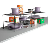 Prateleira Divisora Dupla Cozinha 2 Unid Armário 32cm