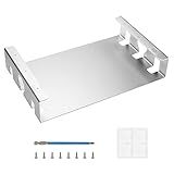 Prateleira Embaixo Da Mesa Prateleira Transparente Sob A Mesa Para Laptop PC Mac Mini Computador E Gadget Prateleira De Montagem Sob Mesa Armazenamento Organizador De Mesa Suporte De Laptop