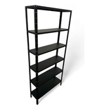 Prateleira Estante Aço Dupla Flex Gobi 6 Bandeja 90cm Preto