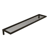 Prateleira Estilo Industrial Em Tela 1 Metro Moderno Cor Preto