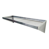 Prateleira Inox Gradeada Aparador Escorredor 70x25 Multiuso