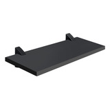 Prateleira Madeira Concept Preta Prat k 20x40cm Com Suporte