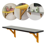 Prateleira Madeira Maciça Estante 70cm Preto Suporte Pinus