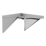 Prateleira Magafran 990844 Inox 40x30x3 Flutuante 45kg 