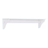 Prateleira Mdf 60 Cm Com Varão E Porta Fraldas