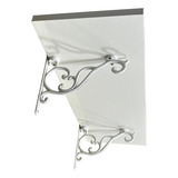 Prateleira Montefiorale Decor 80x25cm Mdf Colonial Provençal Cor Branco