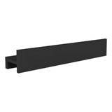 Prateleira Porta Shampoo Linear 60cm Venturi Preto Fosco