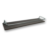 Prateleira Reta C Grade 40x10 Cm 8mm Fume