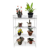 Prateleira Vasos Jardineiras Organizador 25x70x100cm Branca