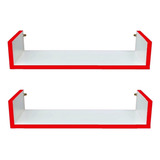 Prateleiras Para Cozinha Kit 2 Peças De 60cm De Largura 20pf