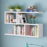 Pratileira Organizadora De Livros Nicho 80x50x25cm De Parede