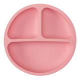 Pratinho De Silicone Com Ventosa E Divisória Para Bebê Buba