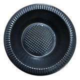 Prato 12cm Cumbuca Fundo cores 100un Zettapack Cor Preto