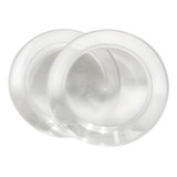 Prato Acrílico Resistente Refeição 22cm Pct C 10 Uni