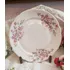 Prato Antigo Porcelana Florido Decorativo 