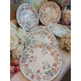 Prato Antigo Sobremesa Porcelana