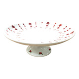 Prato Bolo C Suporte Porcelana Schmidt 2a Linha