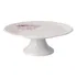 Prato Bolo Com Base 27 Cm Porcelana Schmidt - Dec. Eterna