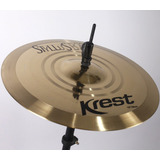 Prato Chimbal Hi hat 15 By Krest Bronze B20 Linha Styllus