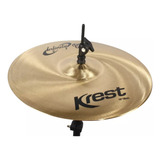 Prato Chimbal Hi hat 15 Krest Cymbals Bronze B20 Infinity