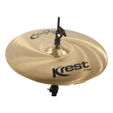 Prato Chimbal Hi hat 15 Krest Cymbals Bronze B20 Infinity