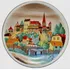 Prato Colecao Europa Antiga Porcelana Schmidt Paisagem