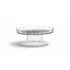 Prato Com Pedestal Borda Alta 21cm Acrilico