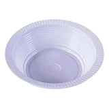 Prato Cumbuca Fundo 15cm Descartável cores 100un Cor Branco
