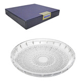 Prato De Cristal Para Bolo Doces Para Festas Decoração 30cm