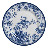 Prato De Parede Sobremesa Decorativo Porcelana Passarinho Cor Branco Prato Parede Decorativo Decoração Porcelana Cerâmica Suporte Gancho Mola