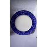 Prato De Porcelana Azul