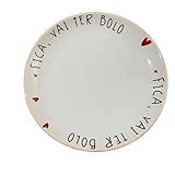 Prato De Sobremesa Ceramica