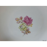 Prato Decorativo De Parede Em Porcelana Antiga Real 18cm
