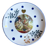 Prato Decorativo Em Porcelana